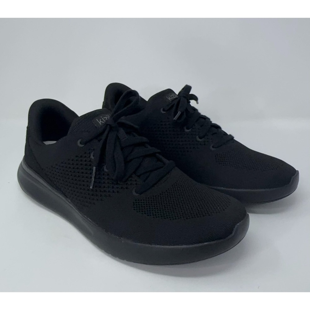 NEW Kizik Lima Sneakers Mens 10/Women's 11.5 Black Hands Free Comfort Minimalist